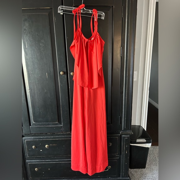 70s Disco Jumpsuit Bell Bottom Flare Legs XS, 0-2 - Picture 2 of 2